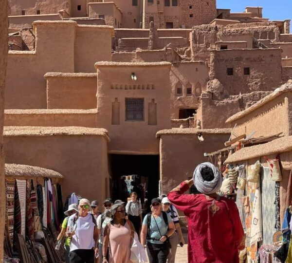 Heading to visit AIT benhaddou Kasbah 